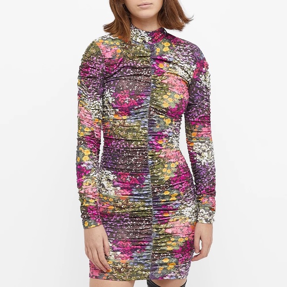 knee length dresses for ladies ROTATE TRACY LONG SLEEVE DRESS  RAG REVOLUTION